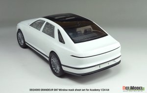 画像13: DEF.MODEL[DD24005]1/24 現用 韓国 ヒョンデ・グレンジャーGN7 ウインドウマスクシートセット(アカデミー用) (13)