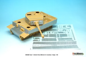 画像2: DEF.MODEL[DD35004]1/35 WWII独 ティーガーI 中/後期型 ツィンメリットデカールセット #1(アカデミー/タミヤ用) (2)