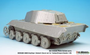 画像2: DEF.MODEL[DD35006]1/35 WWII独 キングタイガー ツィンメリットデカール(タミヤ・ドラゴン・ズベズダ用) (2)