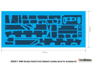 画像2: DEF.MODEL[DD35011]1/35 WWII独 IV号突撃砲初期型 ツィンメリットデカール(アカデミー用) (2)