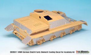 画像4: DEF.MODEL[DD35011]1/35 WWII独 IV号突撃砲初期型 ツィンメリットデカール(アカデミー用) (4)