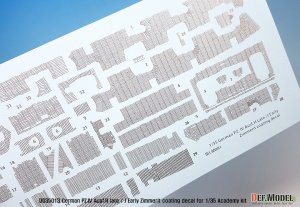 画像4: DEF.MODEL[DD35013]1/35 WWII 独IV号戦車H型後期型/J型初期型ツメリットコーティングデカールセット(アカデミー用) (4)