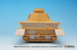 画像11: DEF.MODEL[DD35013]1/35 WWII 独IV号戦車H型後期型/J型初期型ツメリットコーティングデカールセット(アカデミー用) (11)