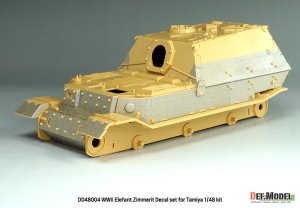 画像5: DEF.MODEL[DD48004]1/48 WWII ドイツ Sd.Kfz.184エレファント重駆逐戦車用 ツィンメリット・コーティング デカールセット(タミヤ用) (5)