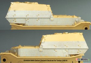 画像7: DEF.MODEL[DD48004]1/48 WWII ドイツ Sd.Kfz.184エレファント重駆逐戦車用 ツィンメリット・コーティング デカールセット(タミヤ用) (7)