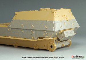 画像8: DEF.MODEL[DD48004]1/48 WWII ドイツ Sd.Kfz.184エレファント重駆逐戦車用 ツィンメリット・コーティング デカールセット(タミヤ用) (8)