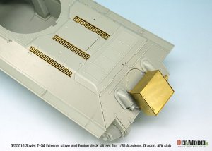 画像7: DEF.MODEL[DE35016]1/35 WWII露 T-34 暖機ストーブセット グリルディティール付き(アカデミー/ドラゴン/AFVクラブ用) (7)