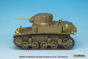 画像4: DEF.MODEL[DE35022]1/35 WWII米 M3軽戦車後期型 エッチング基本セット(タミヤ用) (4)