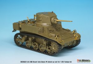 画像9: DEF.MODEL[DE35022]1/35 WWII米 M3軽戦車後期型 エッチング基本セット(タミヤ用) (9)