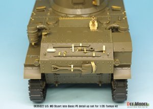 画像14: DEF.MODEL[DE35022]1/35 WWII米 M3軽戦車後期型 エッチング基本セット(タミヤ用) (14)