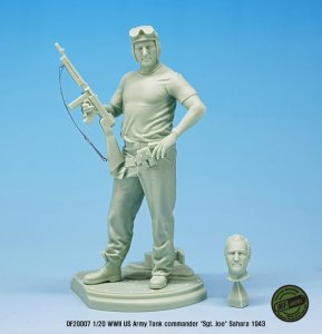 画像2: DEF.MODEL[DF20007]1/20 WWII 米 アメリカ陸軍戦車長「ジョウ軍曹」サハラ1943 (2)