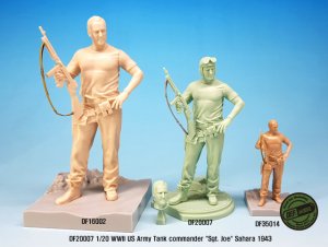 画像6: DEF.MODEL[DF20007]1/20 WWII 米 アメリカ陸軍戦車長「ジョウ軍曹」サハラ1943 (6)