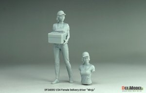 画像3: DEF.MODEL[DF24005]1/24 現用 女性配送ドライバー"ミンジュ" (3)