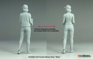 画像5: DEF.MODEL[DF24005]1/24 現用 女性配送ドライバー"ミンジュ" (5)