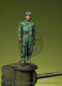 画像3: DEF.MODEL[DF35022]1/35 WWII 米 アメリカ戦車搭乗員 サハラ1943 ベース付 (3)