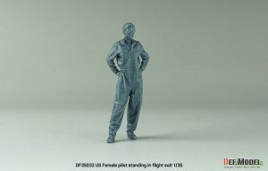 画像3: DEF.MODEL[DF35032]1/35 現用 アメリカ フライトスーツ着用の女性パイロット (3)