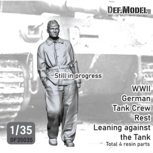 画像1: DEF.MODEL[DF35035]1/35 WWII ドイツ 休息中のタイガーI戦車兵 (1)
