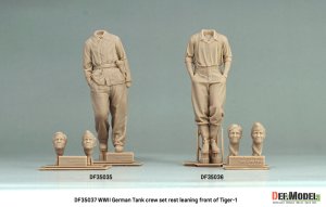 画像2: DEF.MODEL[DF35037]1/35 WWII ドイツ 休息中のタイガーI戦車兵セット(2体入) (2)