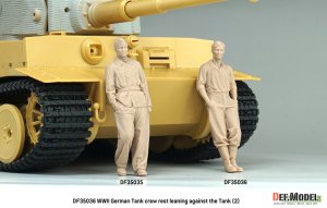 画像6: DEF.MODEL[DF35037]1/35 WWII ドイツ 休息中のタイガーI戦車兵セット(2体入) (6)