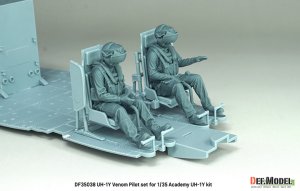 画像6: DEF.MODEL[DF35038]1/35 現用 アメリカ海兵隊 UH-1Yヴェノム パイロットセット(2体入 アカデミー用) (6)