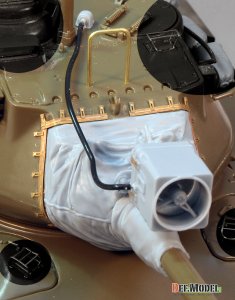 画像5: DEF.MODEL[DK35006]1/35 現用 韓国陸軍M47パットン用防盾キャンバス&サーチライトセット(イタレリ用) (5)