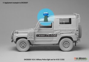 画像4: DEF.MODEL[DK35009]1/35 アクセサリーキット 現用 韓国軍K131 憲兵隊用パトライトセット (4)