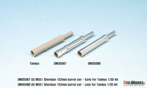 画像6: DEF.MODEL[DM35088]1/35 現用米 M551シェリダン152mm砲身セットベトナム戦後期仕様(タミヤ用) (6)