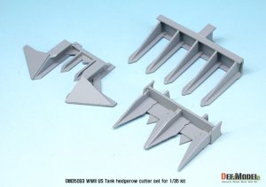 画像3: DEF.MODEL[DM35093]1/35 WWII 米 アメリカ陸軍戦車用ヘッジロウカッターセット(タミヤ用) (3)