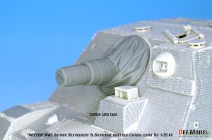 画像12: DEF.MODEL[DM35098]1/35 WWII ドイツ陸軍IV号突撃戦車ブルムベア中期/後期 主砲用キャンバスカバーセット (タミヤ/ドラゴン/アカデミー用) (12)