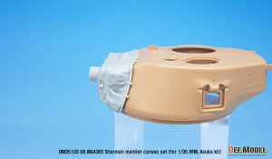 画像3: DEF.MODEL[DM35103]1/35 WWII/朝鮮戦争 米陸軍M4A3E8用防盾キャンバスカバーセット(RFM アスカモデル用） (3)