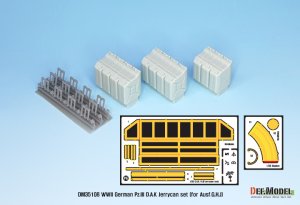 画像2: DEF.MODEL[DM35108]1/35 WWII ドイツ陸軍III号戦車アフリカ軍団ジェリ缶セット(各社1/35III号戦車用) (2)