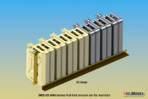 画像4: DEF.MODEL[DM35108]1/35 WWII ドイツ陸軍III号戦車アフリカ軍団ジェリ缶セット(各社1/35III号戦車用) (4)