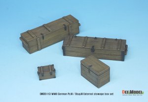 画像7: DEF.MODEL[DM35113]1/35 WWII ドイツ陸軍III豪戦車/III号突撃砲用木製外箱セット(各社キット対応) (7)
