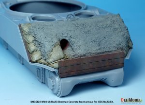 画像6: DEF.MODEL[DM35122]1/35 WWII アメリカ陸軍M4A2/A3シャーマン戦車用コンクリフロントアーマーセット(各社M4A2/A3用） (6)