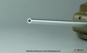 画像6: DEF.MODEL[DM35135]1/35 WWII アメリカ M4シャーマン76(W) 76mm M1砲 金属砲身(各社用) (6)