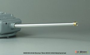 画像5: DEF.MODEL[DM35136]1/35 WWII アメリカ M4シャーマン76(W) 76mm M1A1C/M1A2砲 金属砲身(各社用) (5)