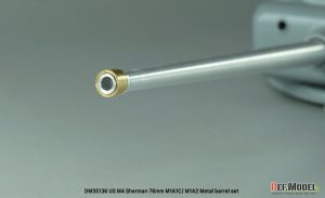 画像6: DEF.MODEL[DM35136]1/35 WWII アメリカ M4シャーマン76(W) 76mm M1A1C/M1A2砲 金属砲身(各社用) (6)
