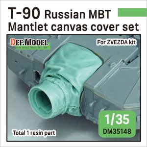 画像1: DEF.MODEL[DM35148]1/35 現用 露/ソ T-90主力戦車 防盾キャンバスカバーセット(ズベズダ用) (1)