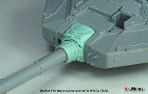 画像5: DEF.MODEL[DM35148]1/35 現用 露/ソ T-90主力戦車 防盾キャンバスカバーセット(ズベズダ用) (5)