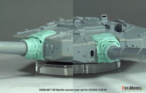 画像7: DEF.MODEL[DM35148]1/35 現用 露/ソ T-90主力戦車 防盾キャンバスカバーセット(ズベズダ用) (7)