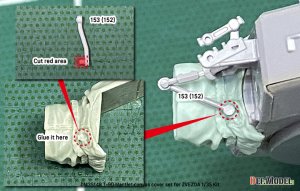 画像8: DEF.MODEL[DM35148]1/35 現用 露/ソ T-90主力戦車 防盾キャンバスカバーセット(ズベズダ用) (8)