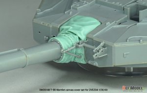 画像9: DEF.MODEL[DM35148]1/35 現用 露/ソ T-90主力戦車 防盾キャンバスカバーセット(ズベズダ用) (9)