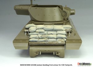 画像11: DEF.MODEL[DM35159]1/35 WWII アメリカ M10/M36駆逐戦車用 前面土嚢装甲セット（タミヤ用） (11)