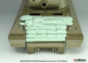 画像3: DEF.MODEL[DM35159]1/35 WWII アメリカ M10/M36駆逐戦車用 前面土嚢装甲セット（タミヤ用） (3)