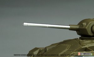 画像6: DEF.MODEL[DM35163]1/35 WWII アメリカ M24チャーフィー軽戦車 75mm砲身 初期タイプ w/アンテナ基部セット(タミヤ用) (6)