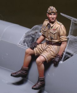 画像1: DEF.MODEL[DO32P02]1/32WWII Hans Joachim Marseille (1)
