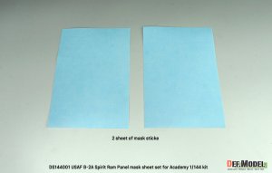 画像5: DEF.MODEL[DS144001]1/144 現用 アメリカ空軍 B-2Aスピリット爆撃機用 RAMパネルマスクシートセット(アカデミー用) (5)