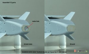 画像7: DEF.MODEL[DS48025]1/48 現用 韓国空軍 タウルスKEPD 350K巡航ミサイルセット(F-15K用 1発入) (7)