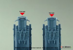 画像4: DEF.MODEL[DS48026]1/48 現用 アメリカ/韓国空軍 F-15Eストライクイーグル/F-15Kスラムイーグル ACES-II射出座席 布張りタイプ(2個入) (4)