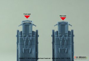 画像4: DEF.MODEL[DS48027]1/48 現用 アメリカ/韓国空軍 F-15Eストライクイーグル/F-15Kスラムイーグル ACES-II射出座席 ウール張りタイプ(2個入) (4)
